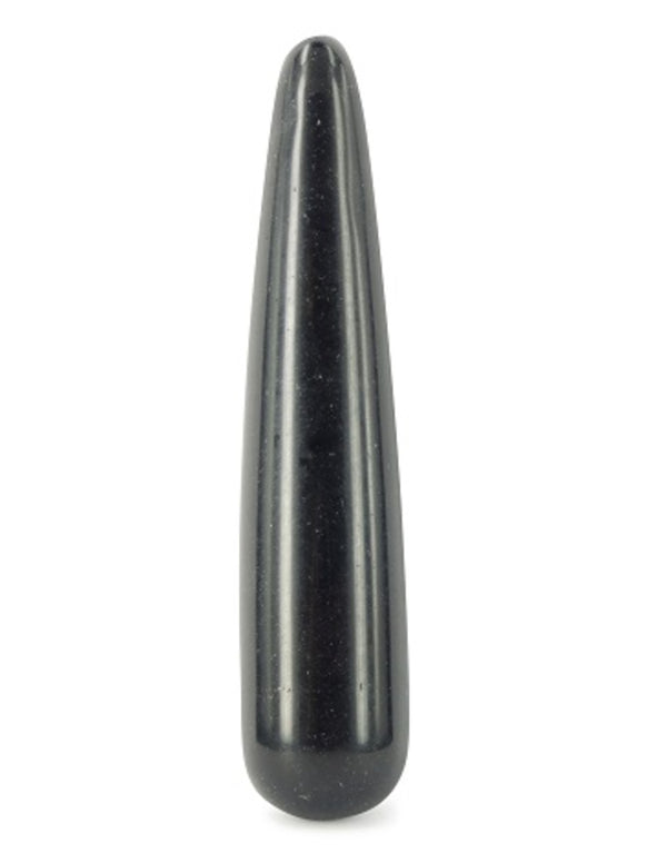 Obsidiaan zwart massage griffel