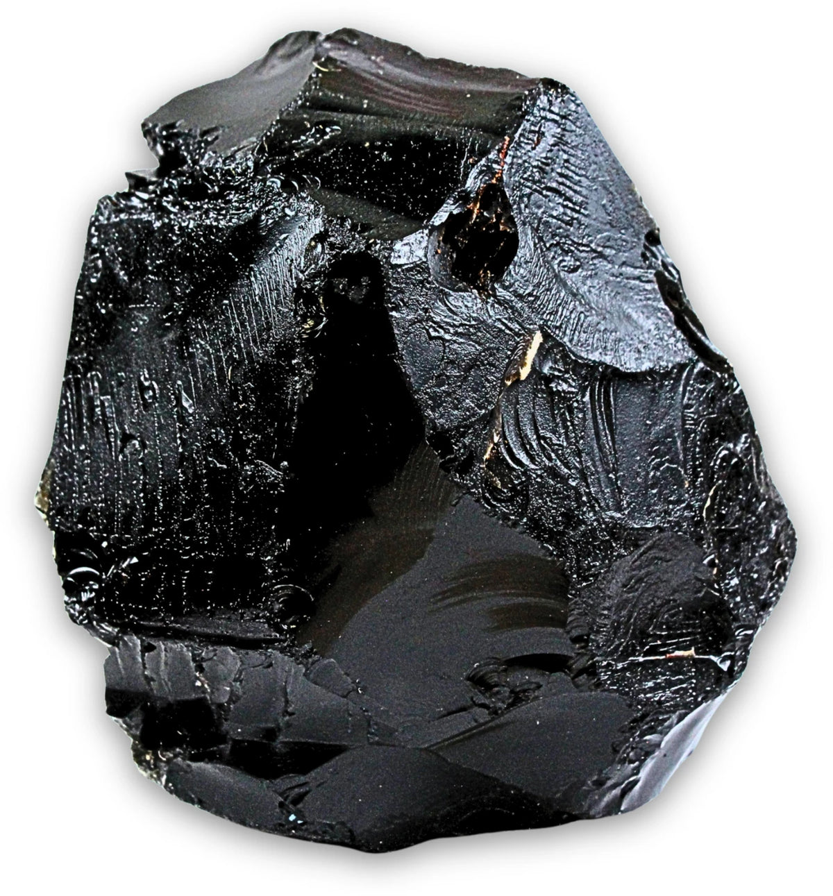 Obsidiaan zwart ruw stuk nr.01
