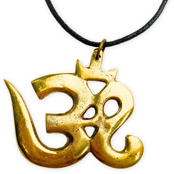 Ohm hanger goudkleurig