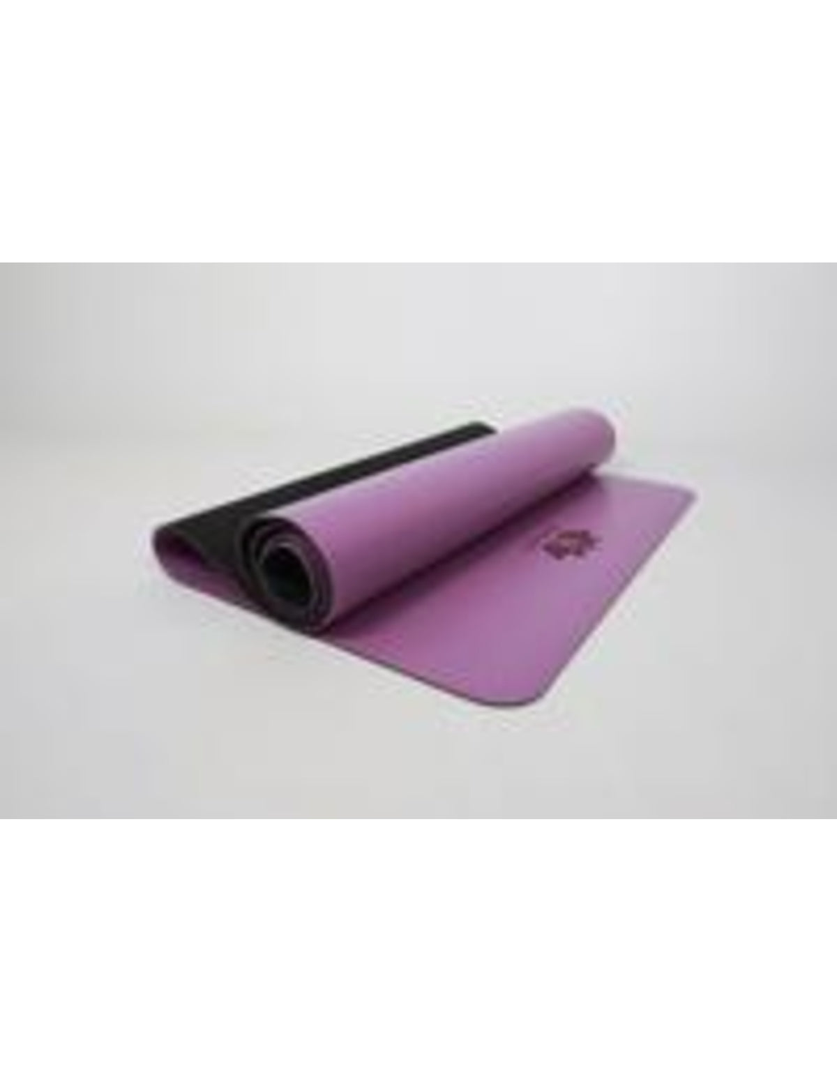 Om Namaste PU rubber Yogamat Lila / Licht Paars