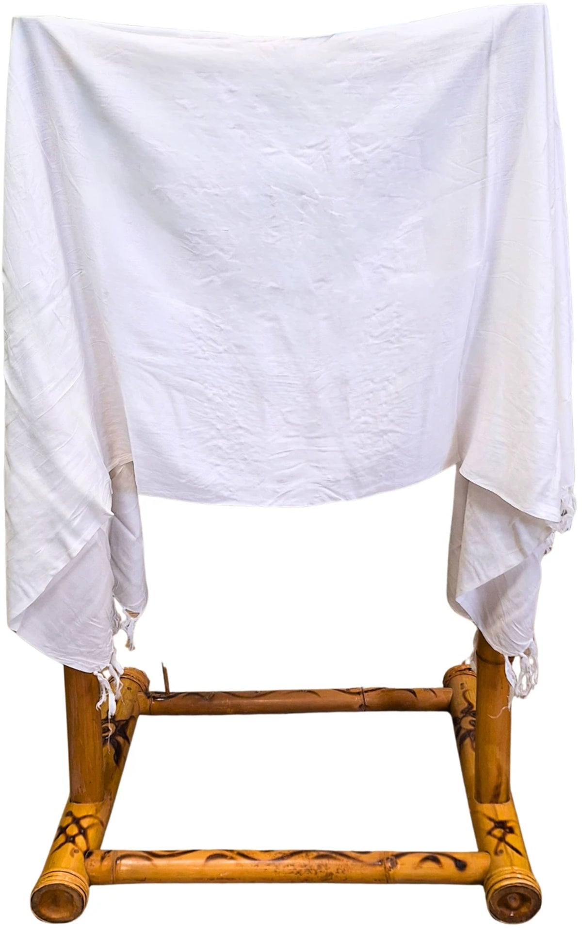 Om Namaste Sarong - 337 - Gebroken Wit - effen