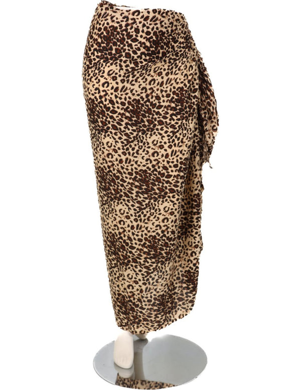 Sarong Dierenprint - Luipaard - Beige