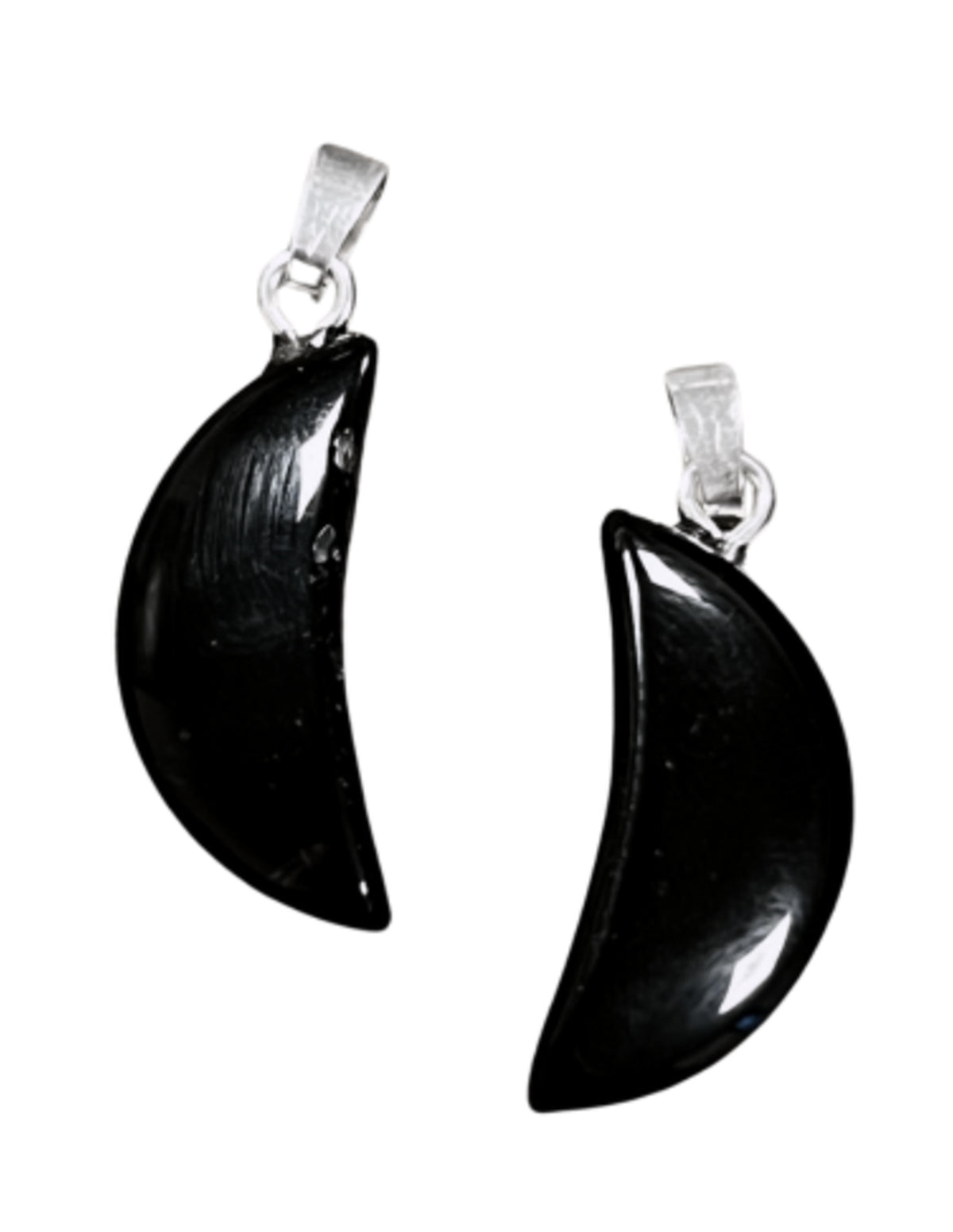 Onyx edelsteen maanhanger 20 mm