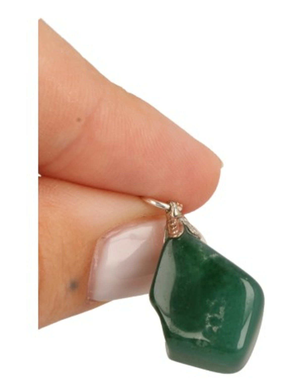 Onyx groen edelsteen hanger