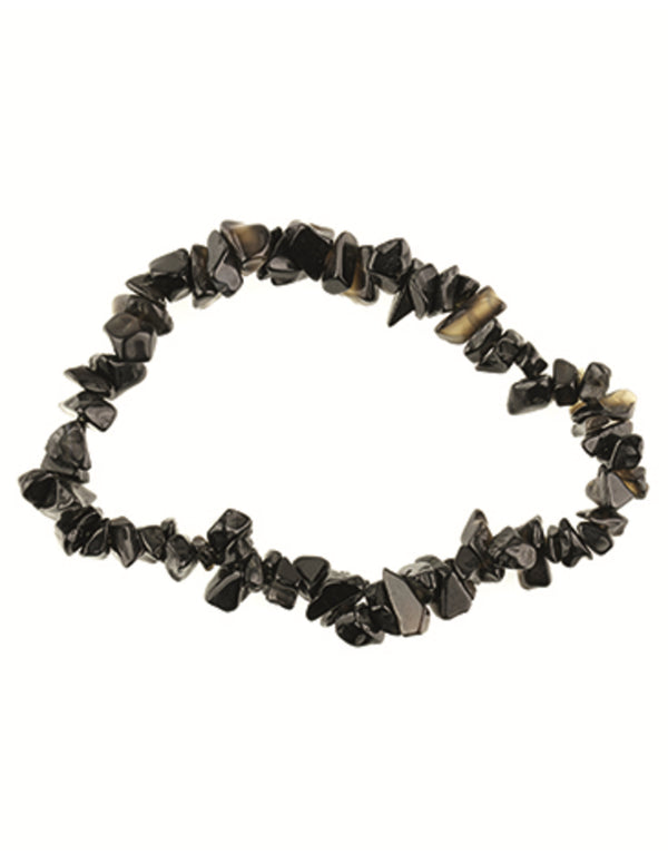 Onyx edelsteen splitarmband