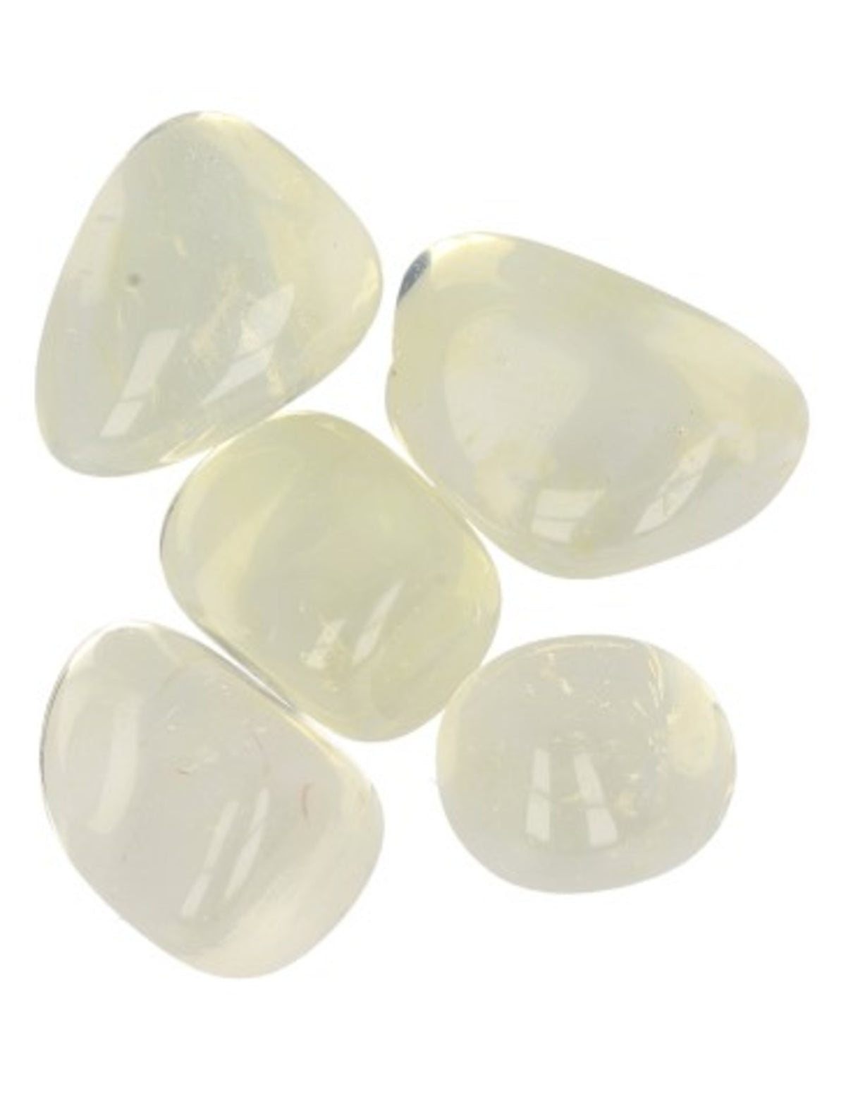 Opaliet geel 50 gr. trommelstenen (synth) (mt3)
