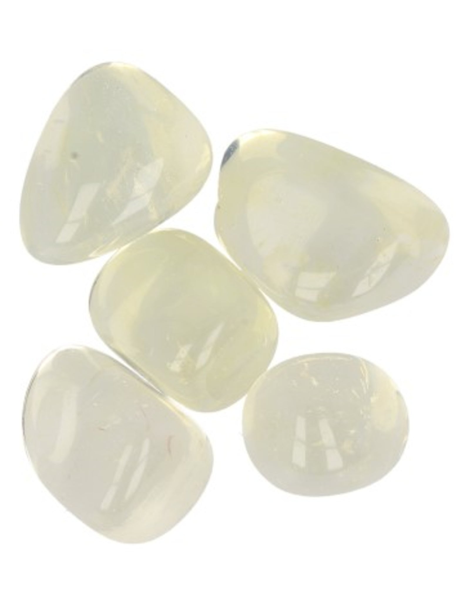 Opaliet geel 50 gr. trommelstenen (synth) (mt3)