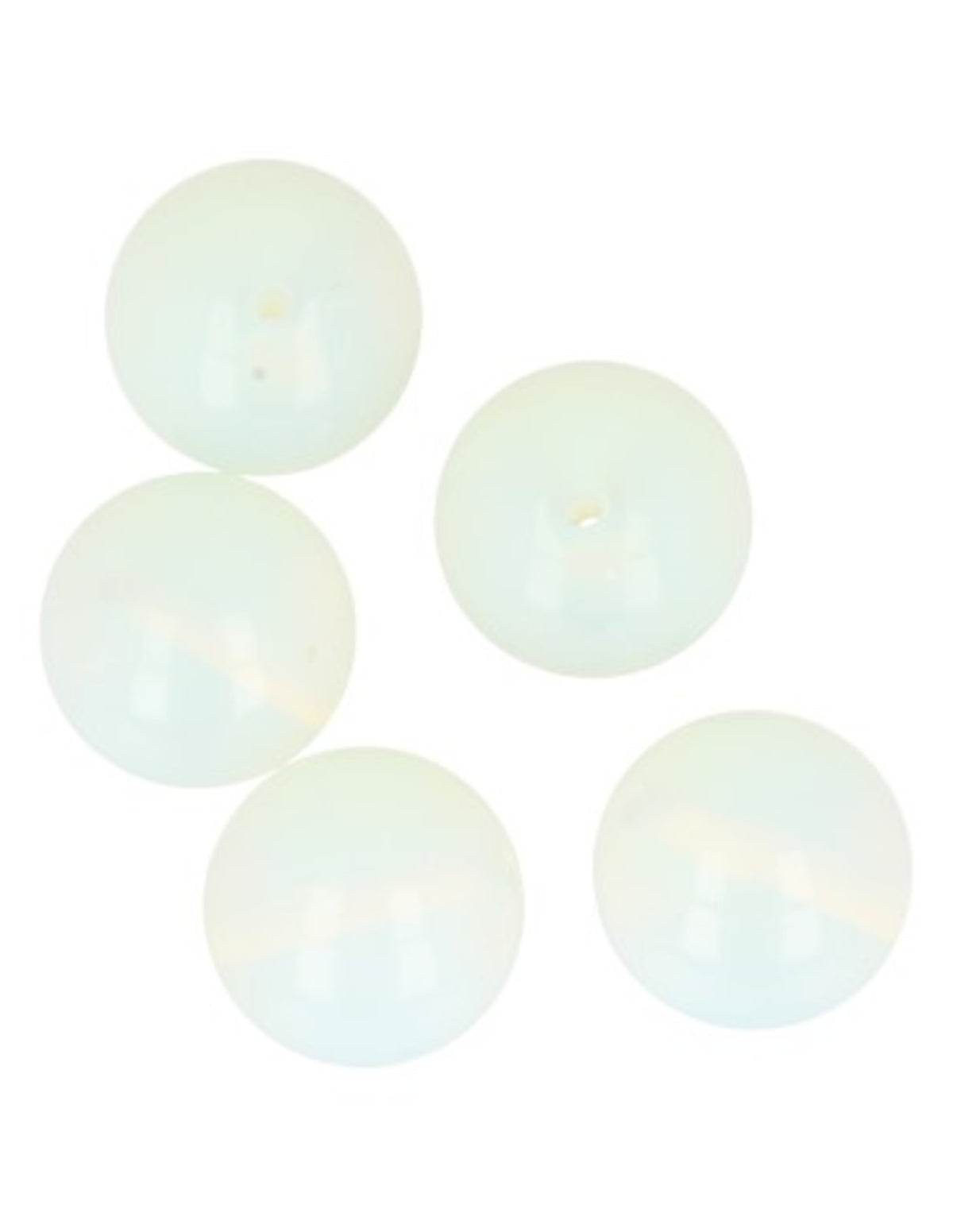 Opaliet kralen 18 mm (synth) - 5 st.