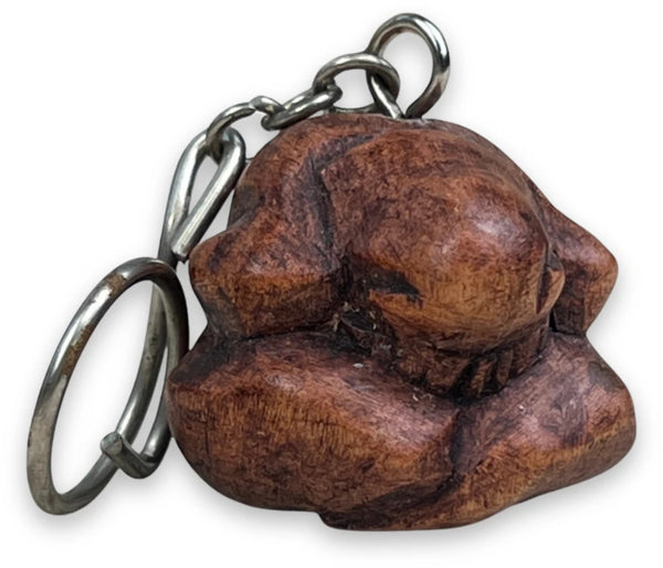 Orang Malu sleutelhanger van hout