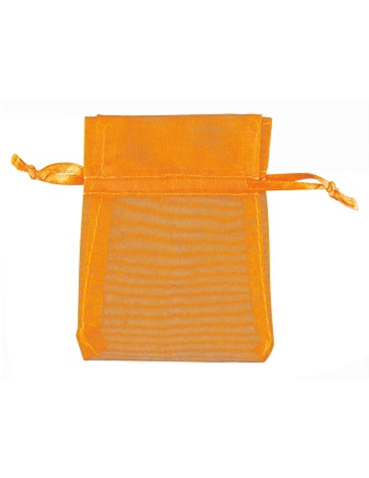 Organza buidels 7x9 - 10 stuks oranje