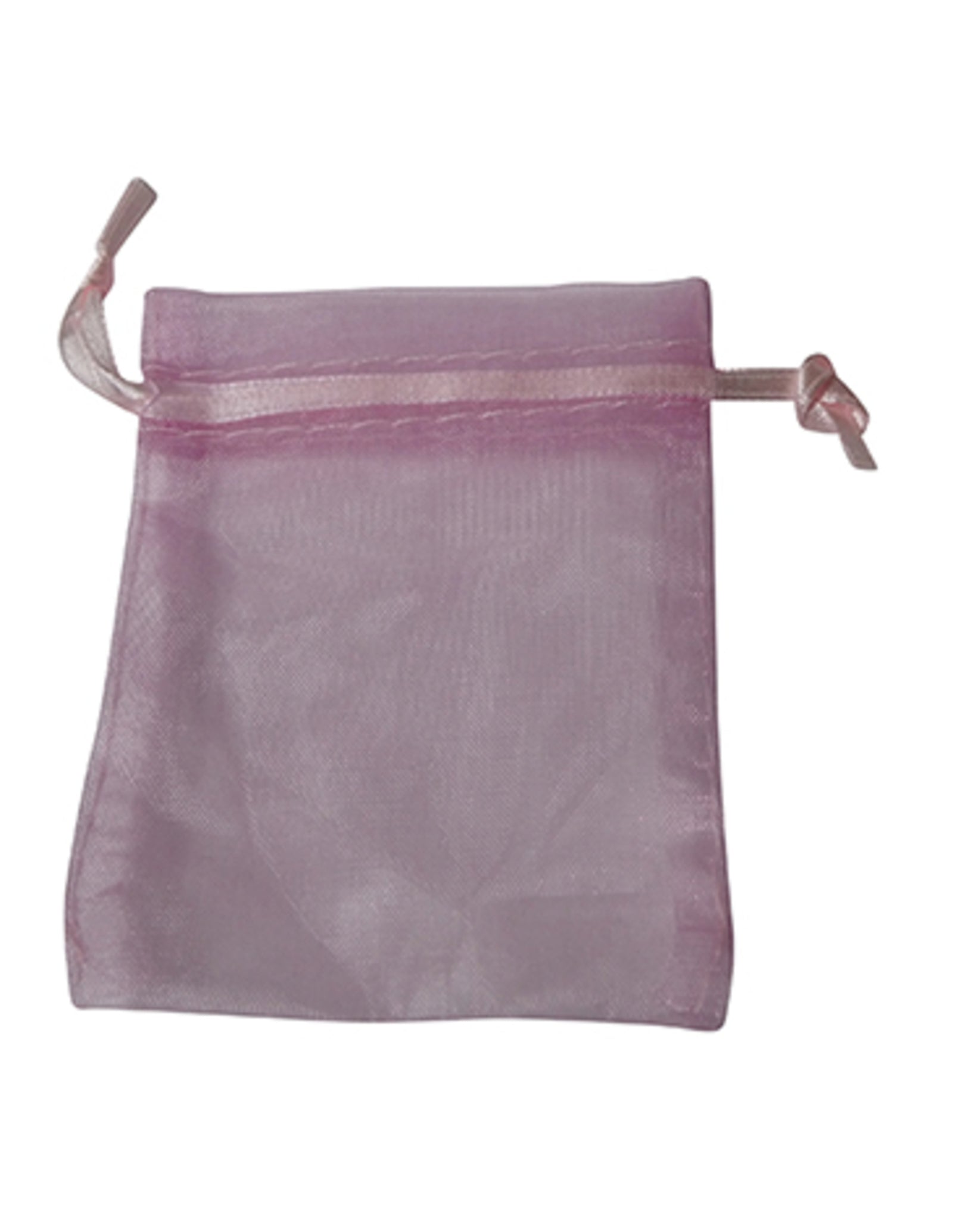 Organza buidels 7x9 - 10 stuks roze