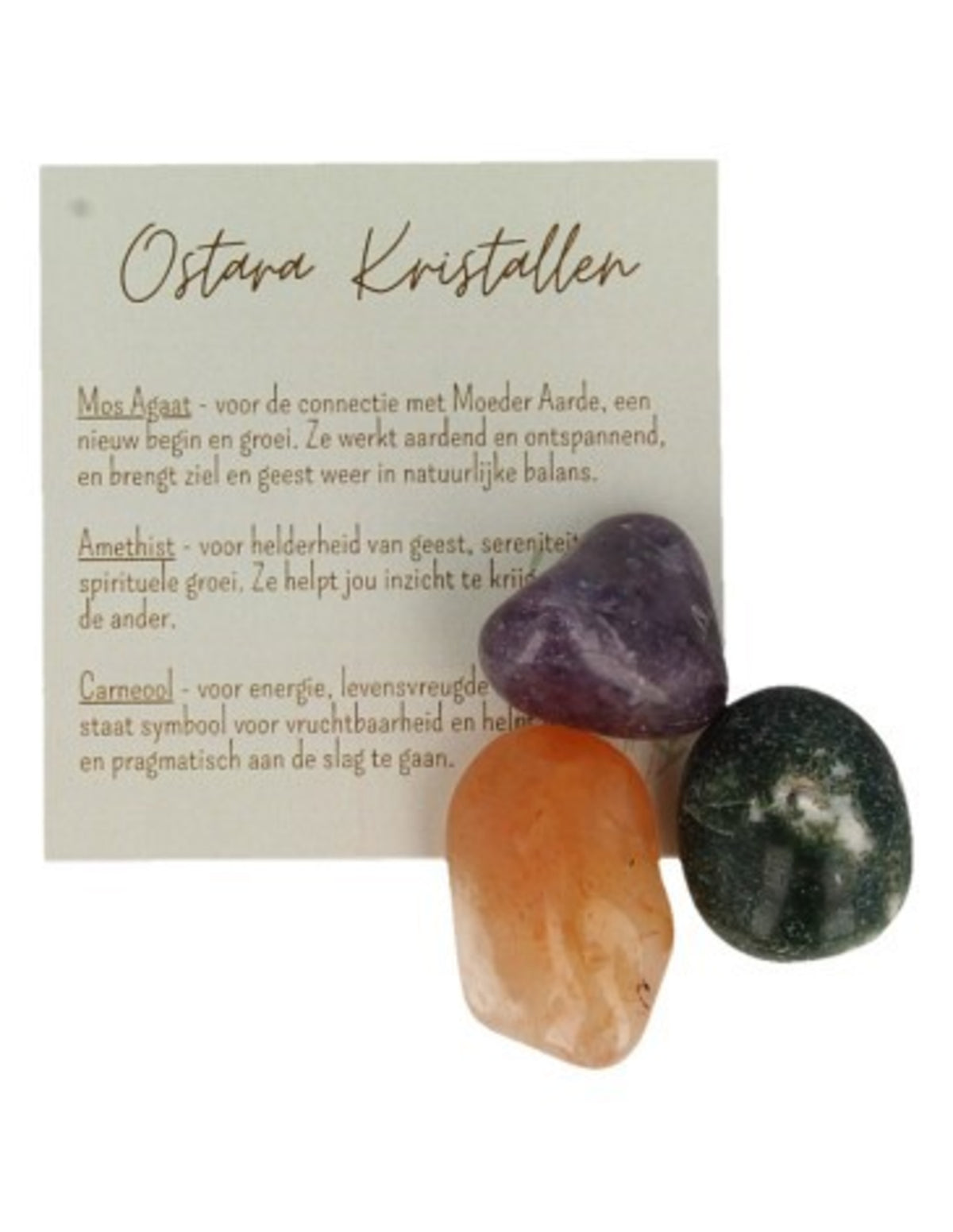 Ostara trommelsteen setje