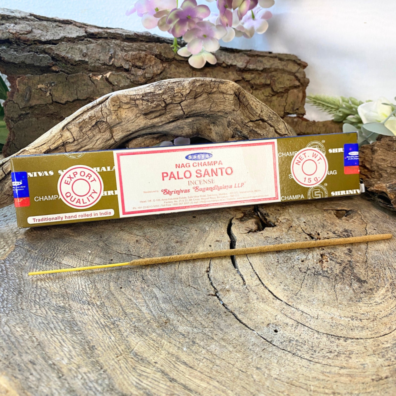 Palo Santo wierook stokjes 15 grams Satya