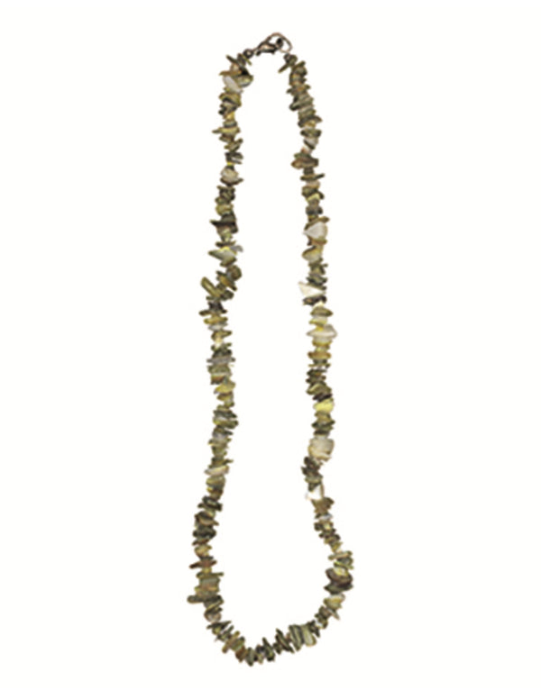Parelmoer edelsteen splitketting