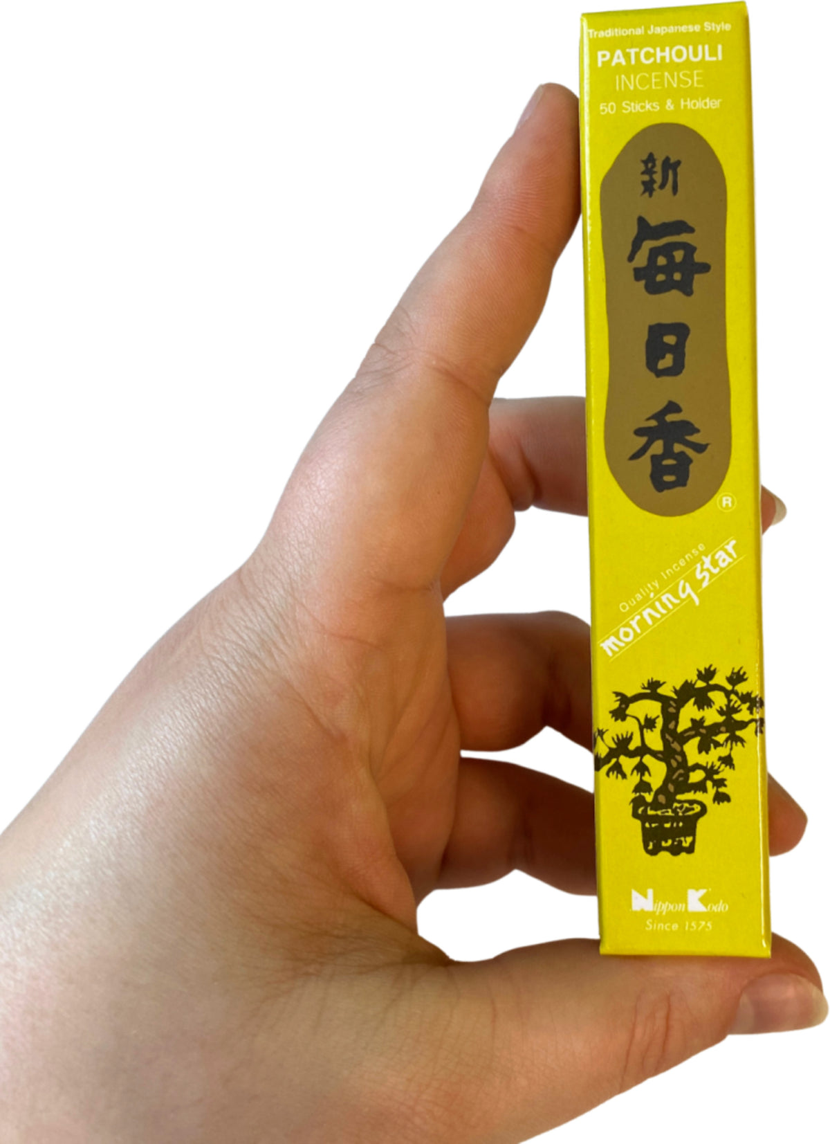 Patchouli wierook stokjes - Nippon Kodo - Morning star