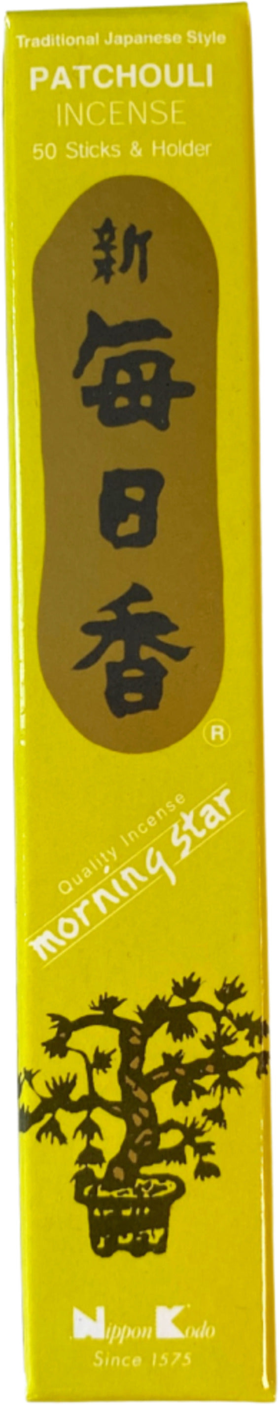 Patchouli wierook stokjes - Nippon Kodo - Morning star