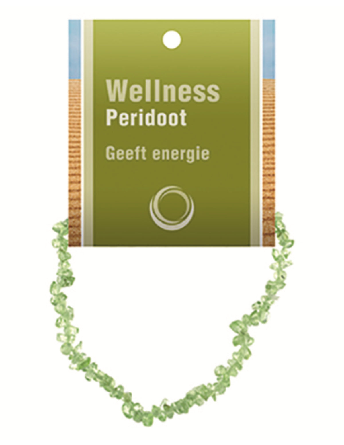 Peridoot splitarmband + kaart
