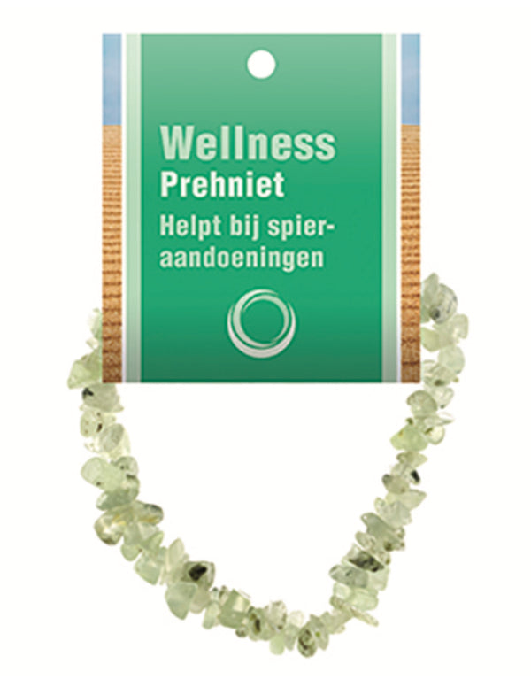 Prehniet edelsteen splitarmband