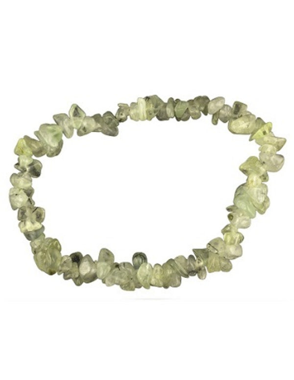 Prehniet edelsteen splitarmband