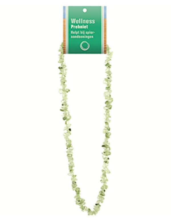 Prehniet edelsteen splitketting