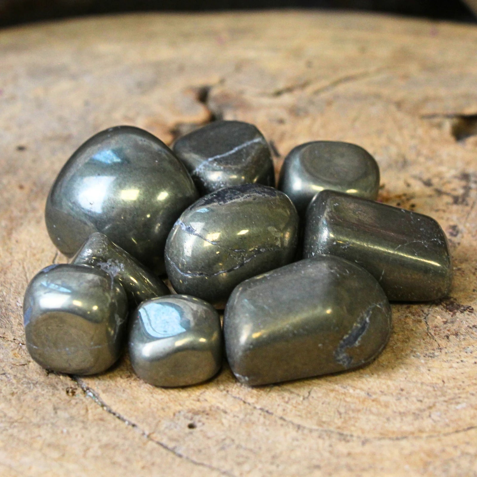Pyriet A 100 gr. trommelstenen (mt2-3)