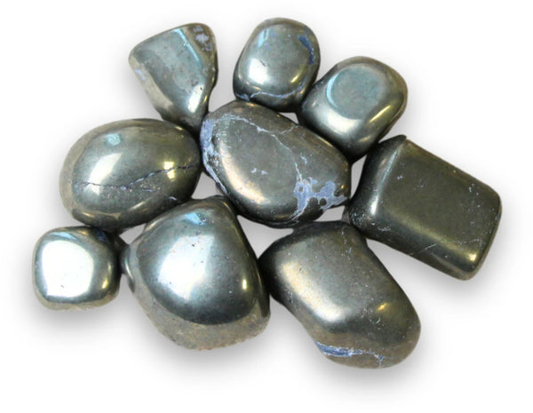 Pyriet A 100 gr. edelsteen trommelstenen (mt2-3)