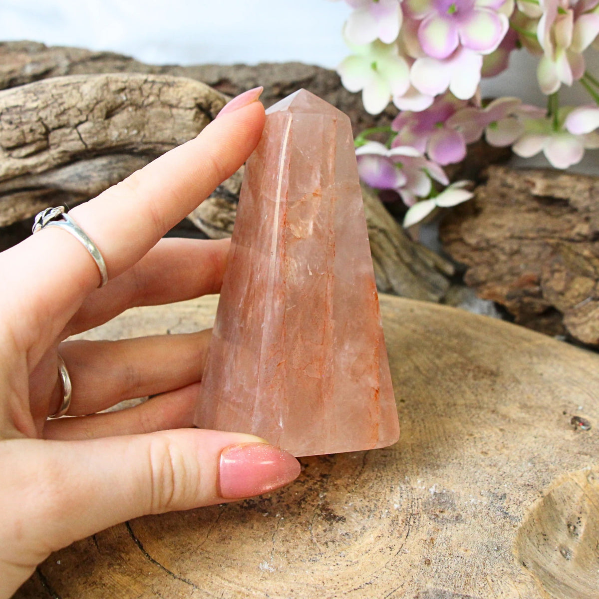 Red Healer obelisk per stuk (ca. 9cm)