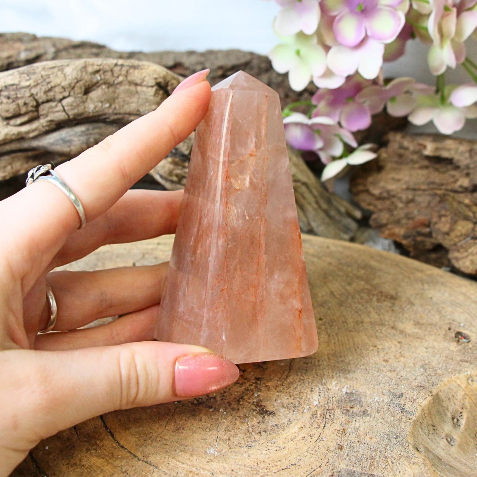 Red Healer obelisk per stuk (ca. 9cm)