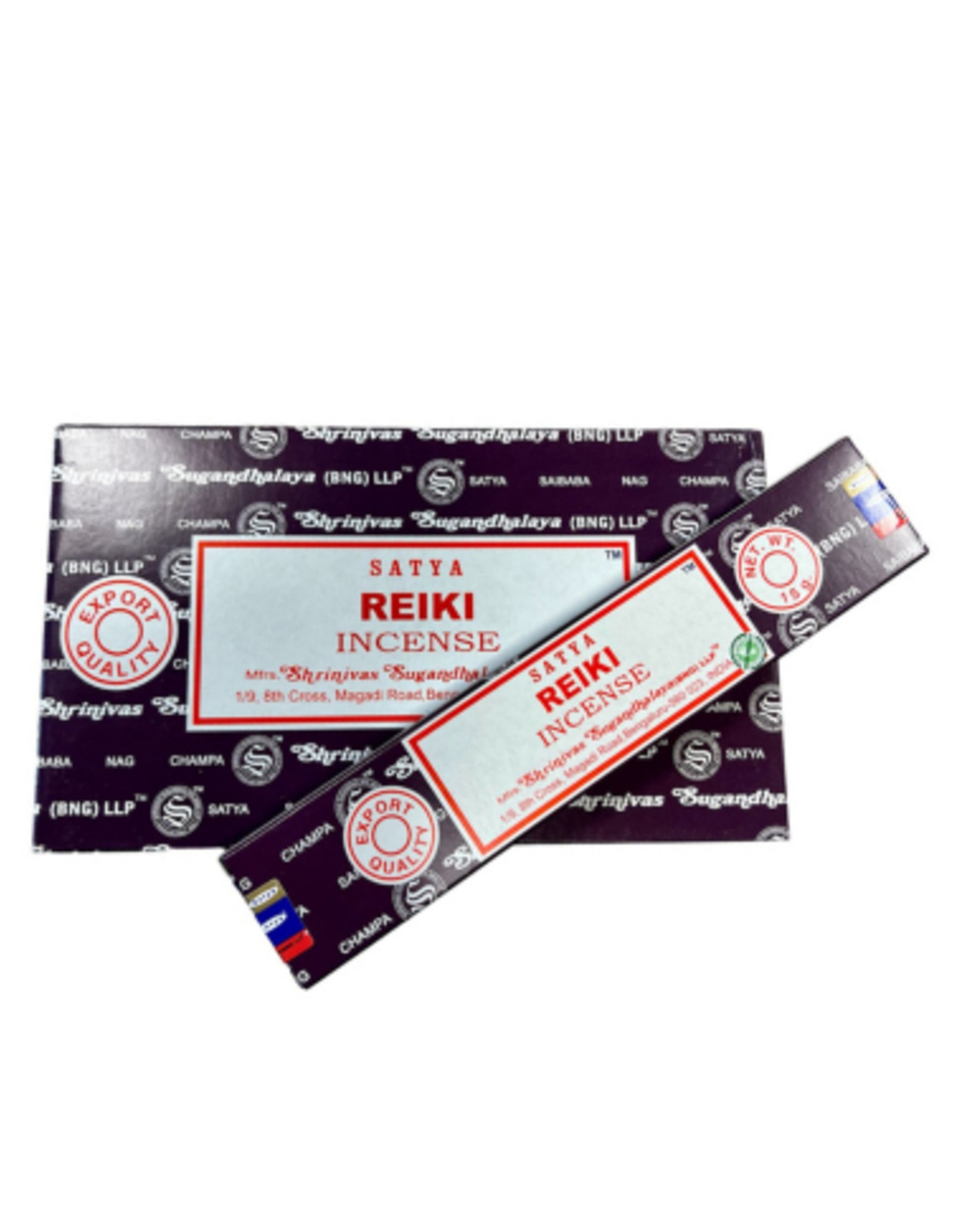 Reiki wierook 15 grams Satya - doos van 12 st.