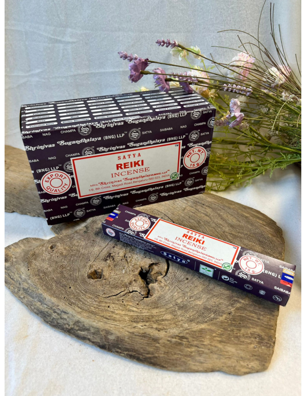 Reiki wierook 15 grams Satya - doos van 12 st.