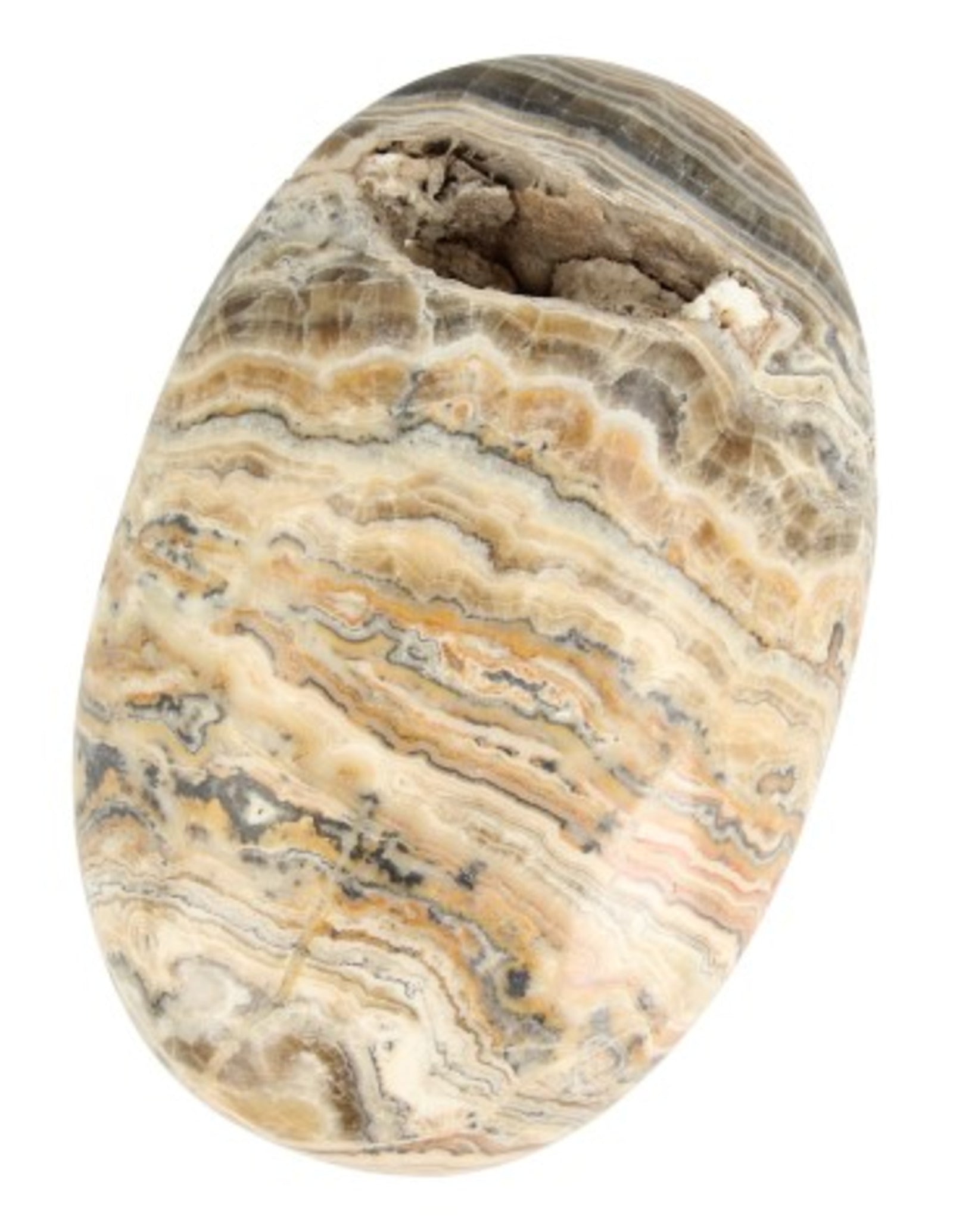 Reuze handsteen Aragoniet zebra nr.4