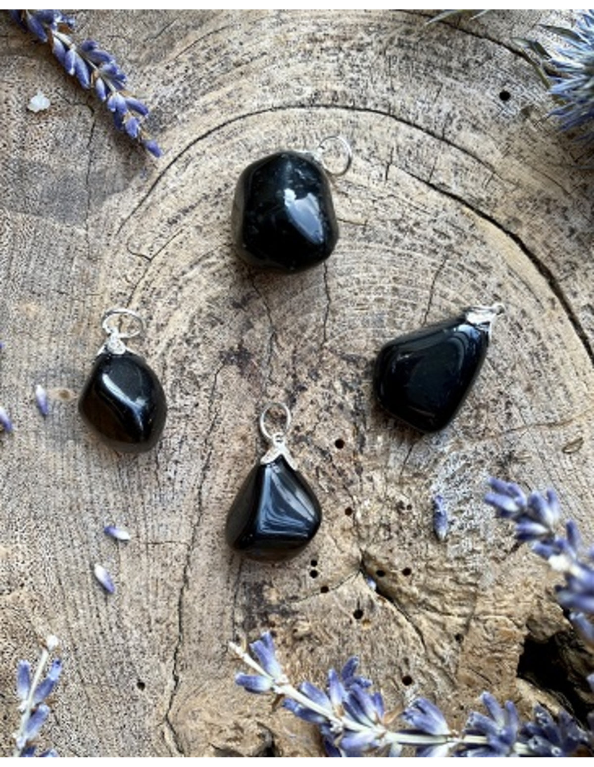 Rookkwarts edelsteen hanger