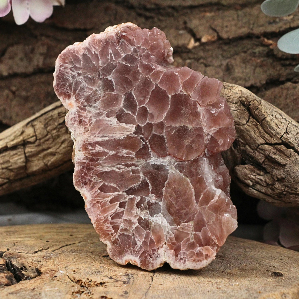 Roze Amethist schijf nr.04