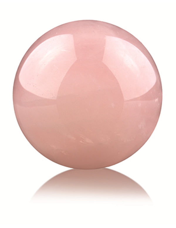 Roze kwarts 7 cm edelsteen bol