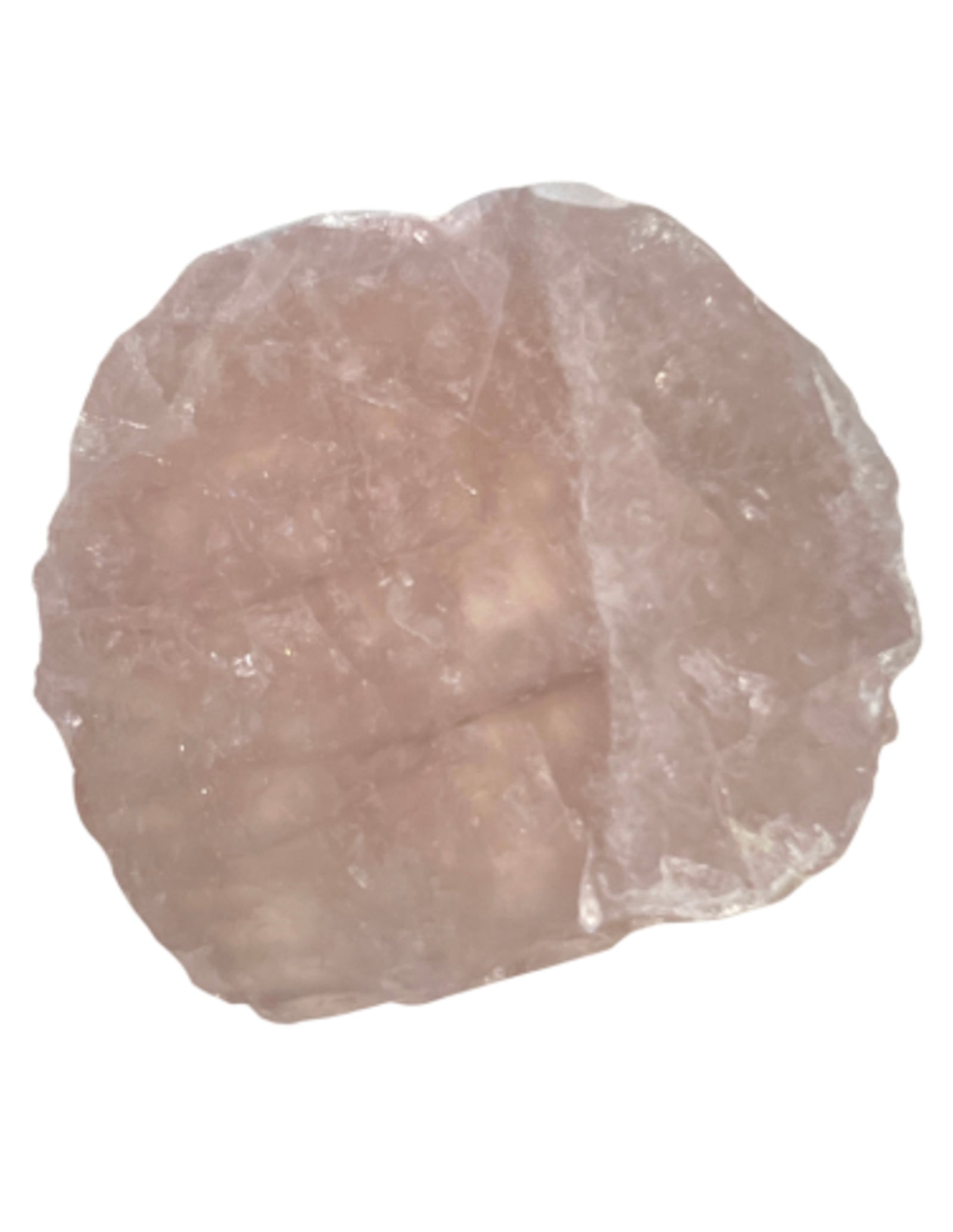 Roze kwarts edelsteen schijf nr.13