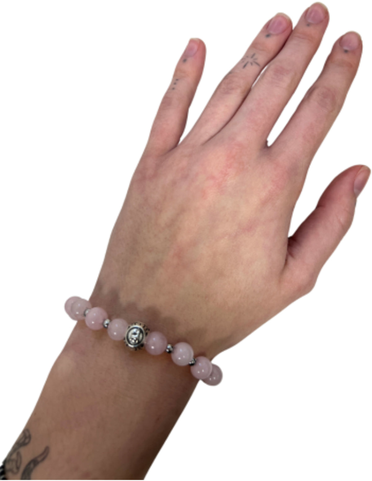 Roze kwarts sterrenbeeld armband - Stier