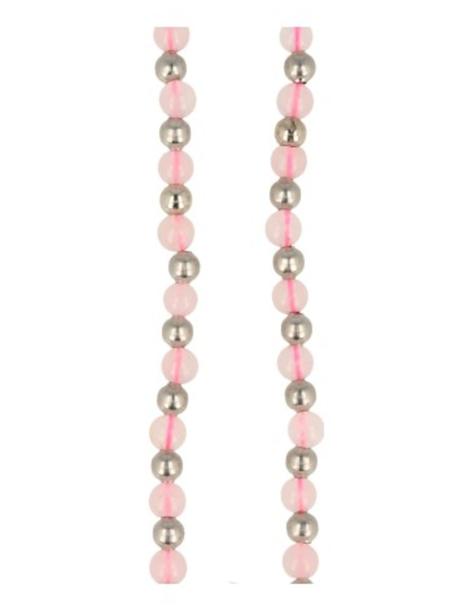 Rozenkwarts Ibiza love armband