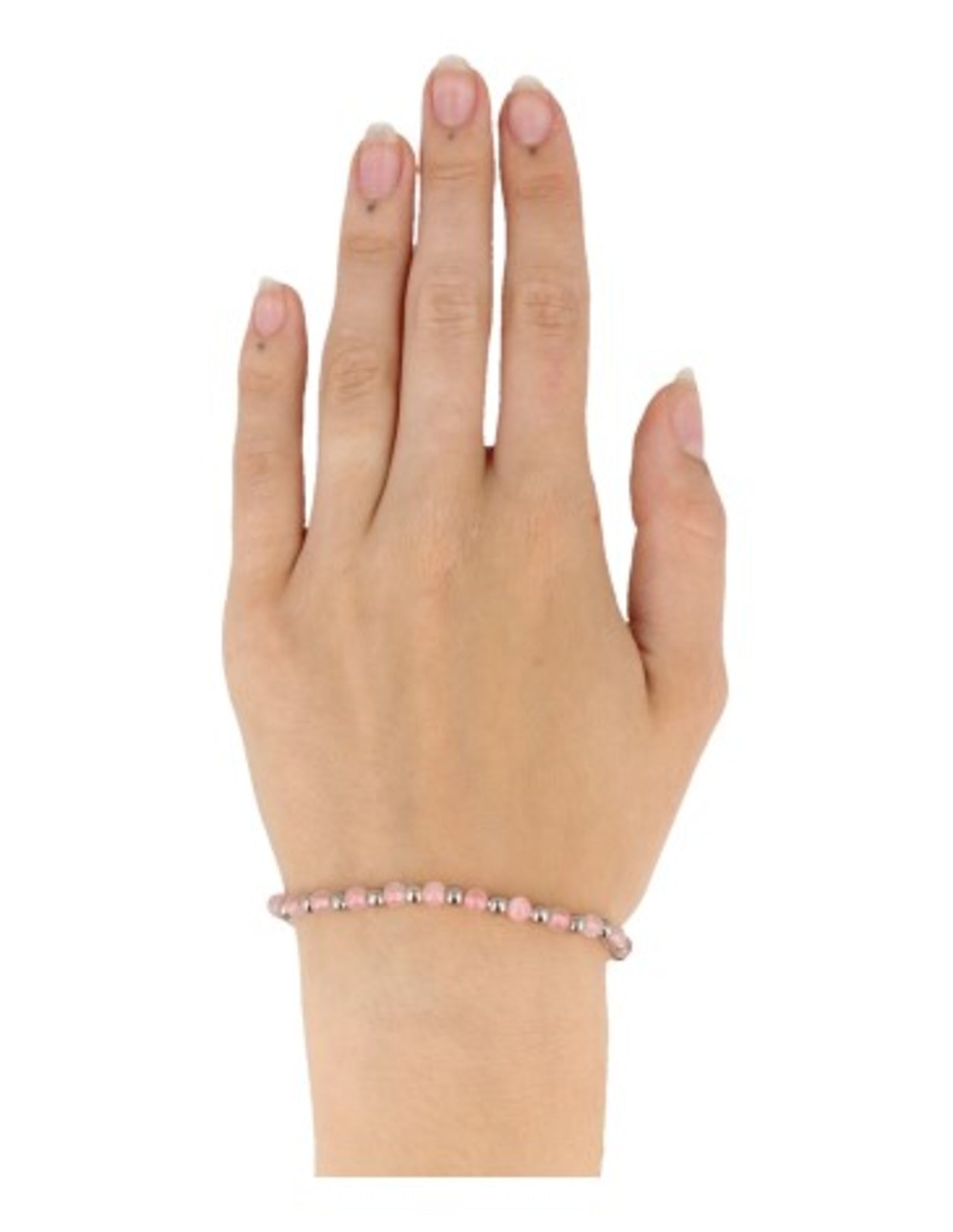 Rozenkwarts Ibiza love armband