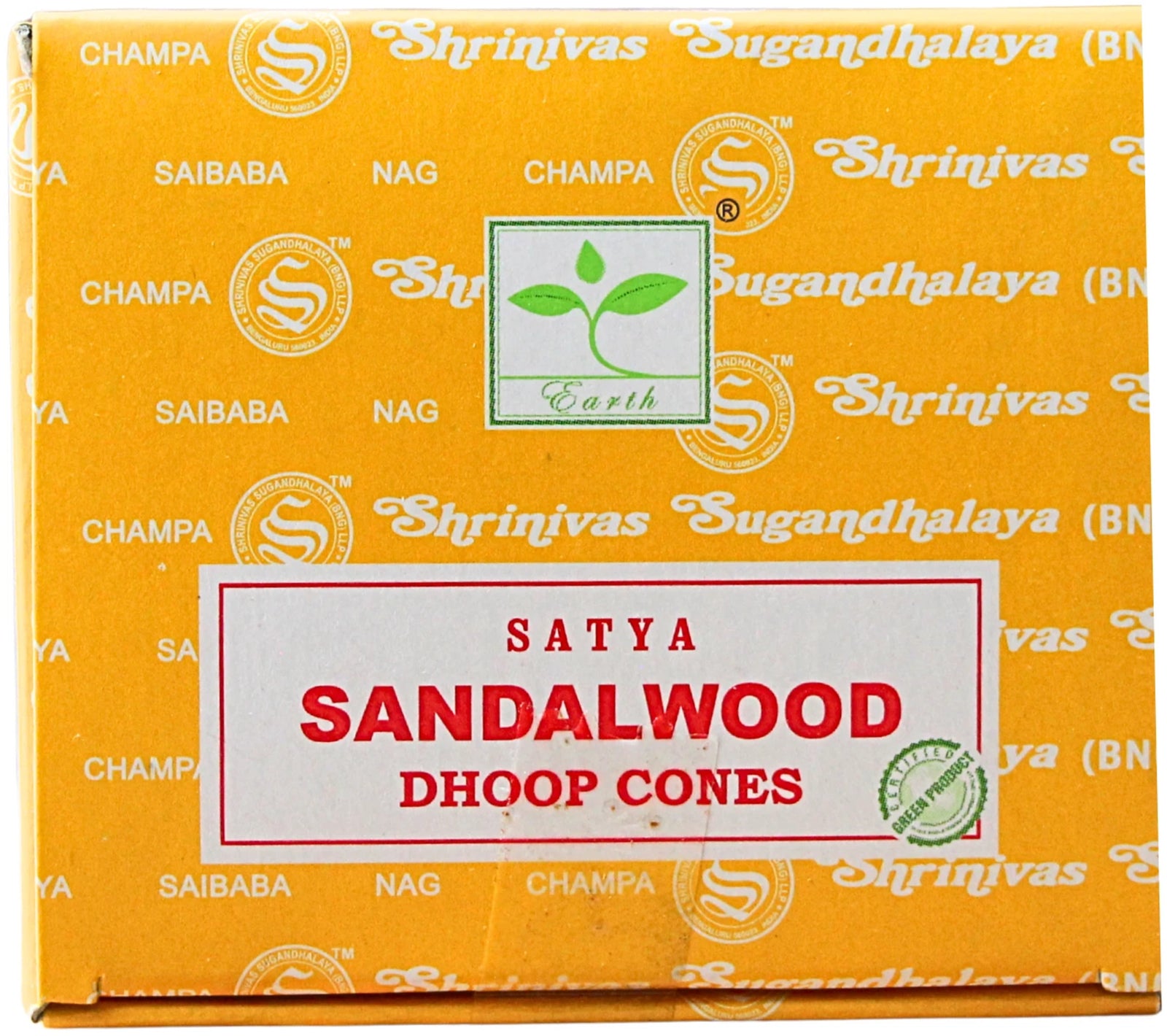 Sandalwood wierook kegels - Satya