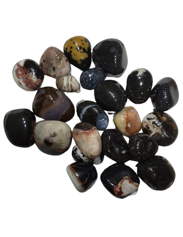 Sardonyx 250 gr. edelsteen trommelstenen (mt3)