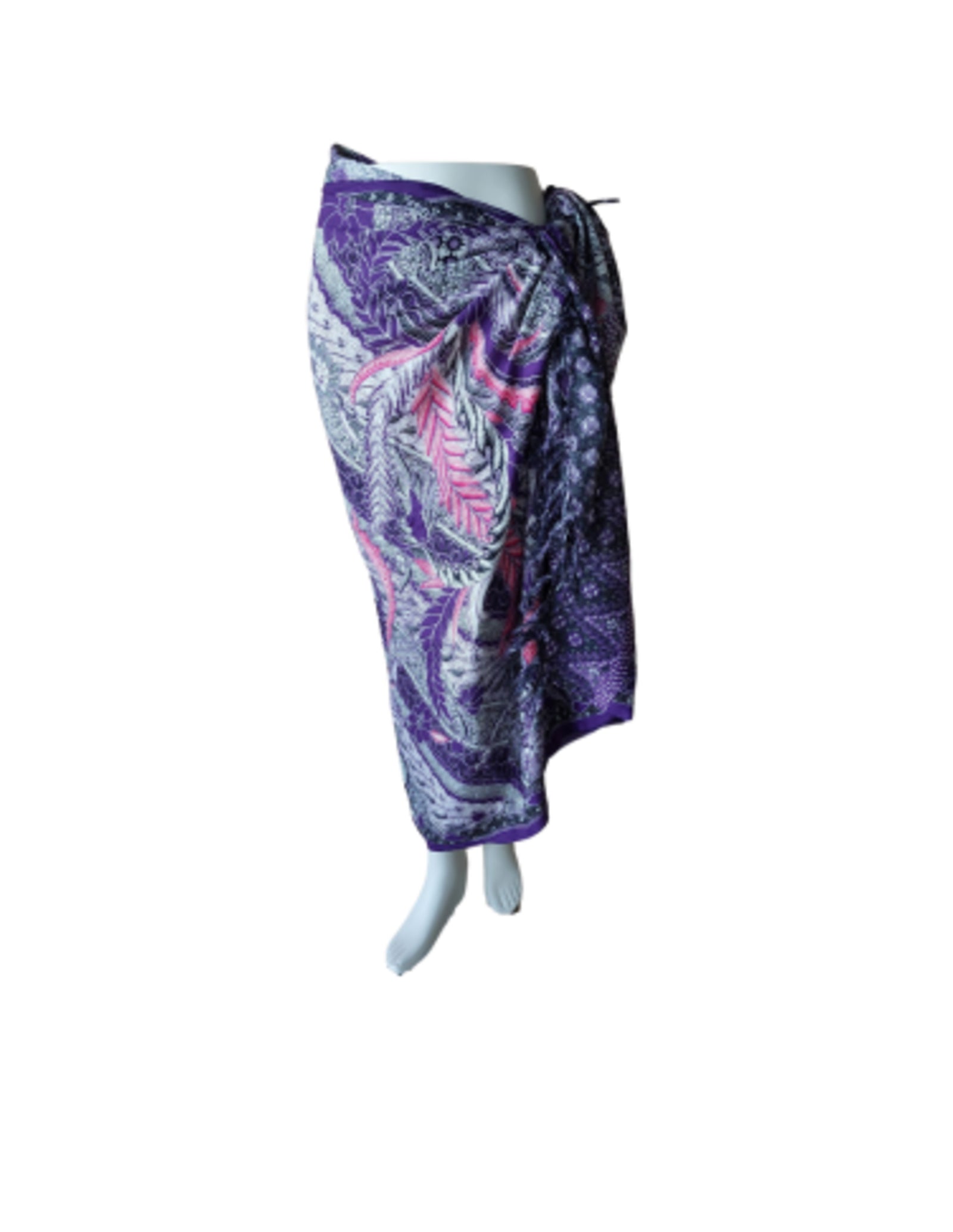 Sarong - 023 - Paarse pracht van Om Namaste - Pareo Saunadoek Wikkeljurk