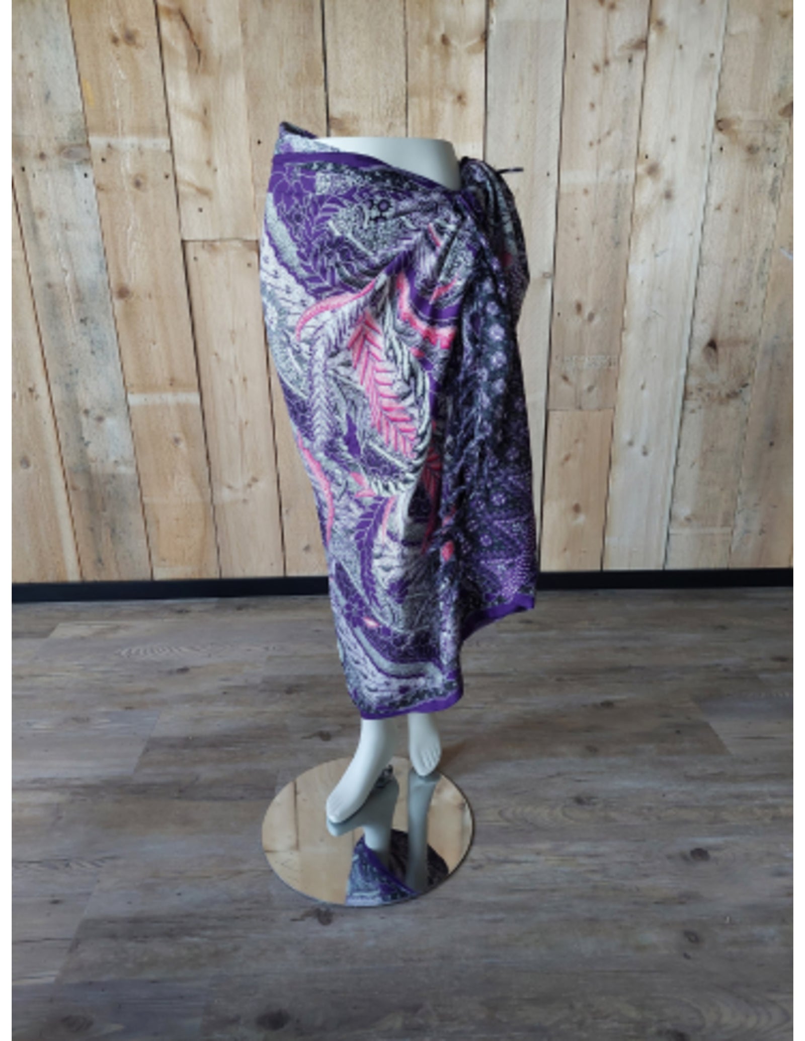 Sarong - 023 - Paarse pracht van Om Namaste - Pareo Saunadoek Wikkeljurk