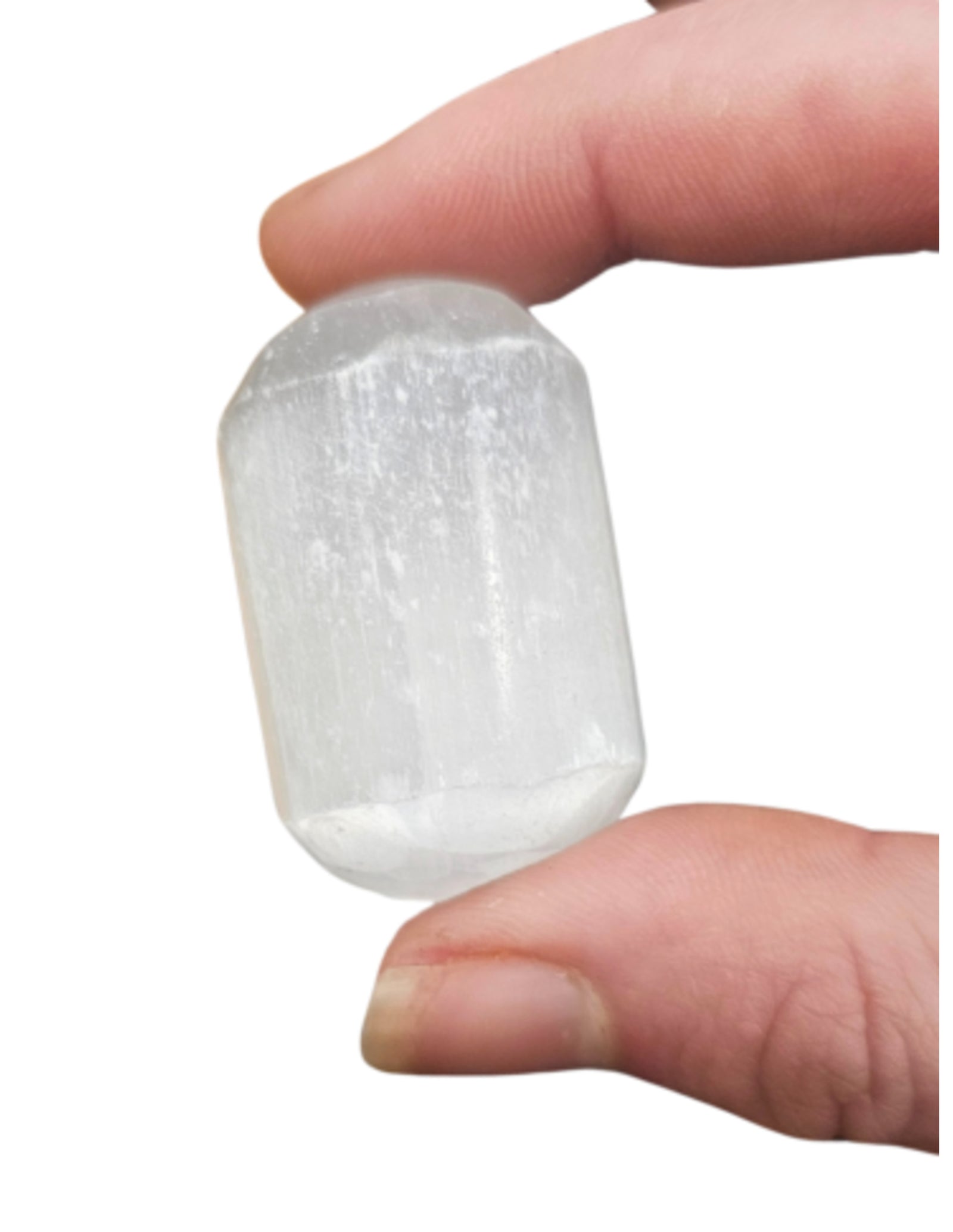 Seleniet wit trommelstenen 500 gr. (mt3)