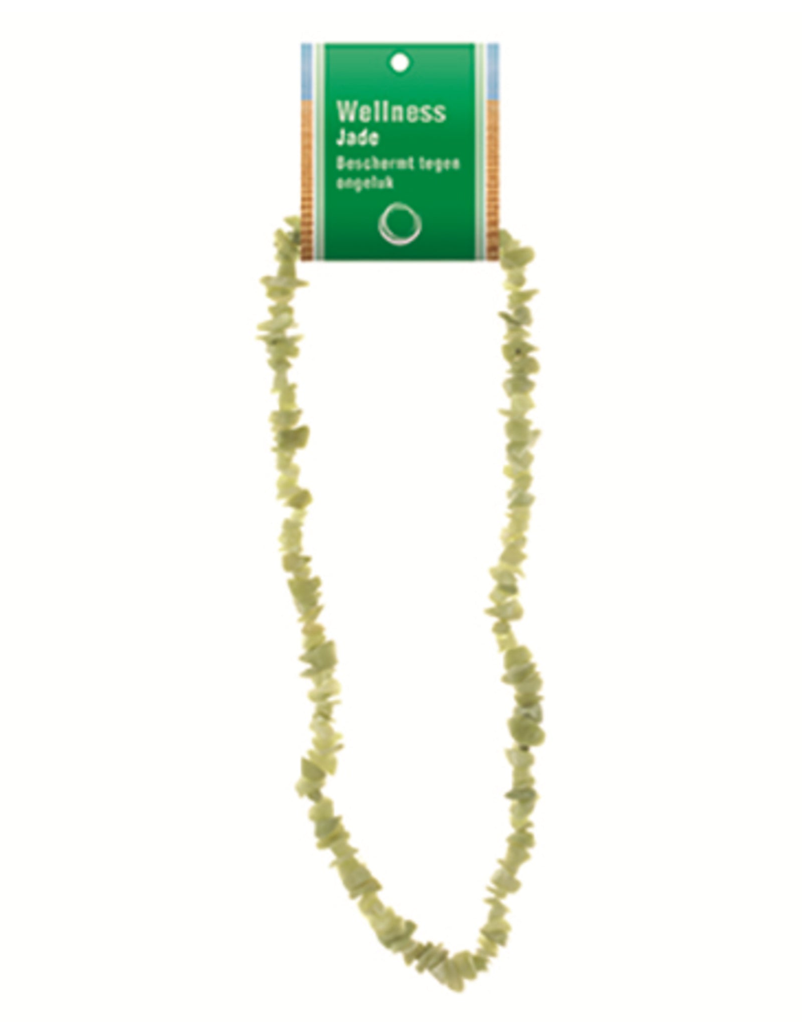 Serpentijn Jade splitketting + kaart