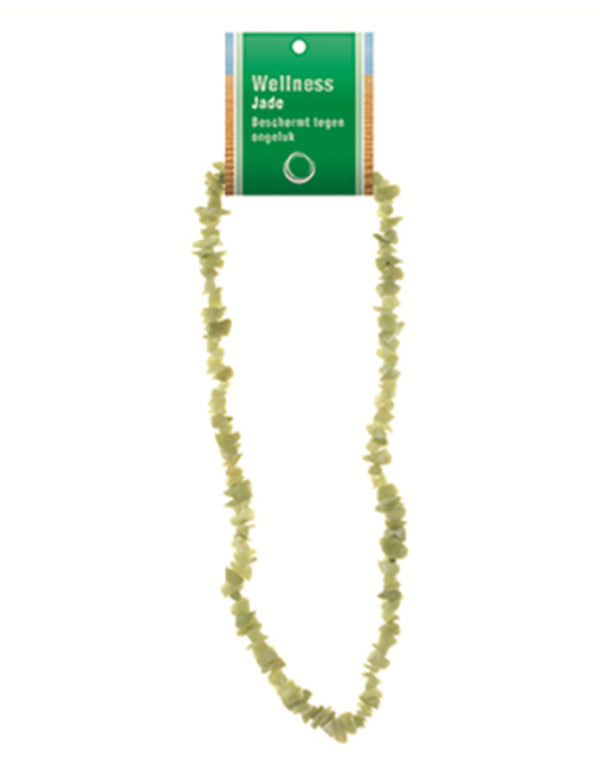 Serpentijn Jade edelsteen splitketting