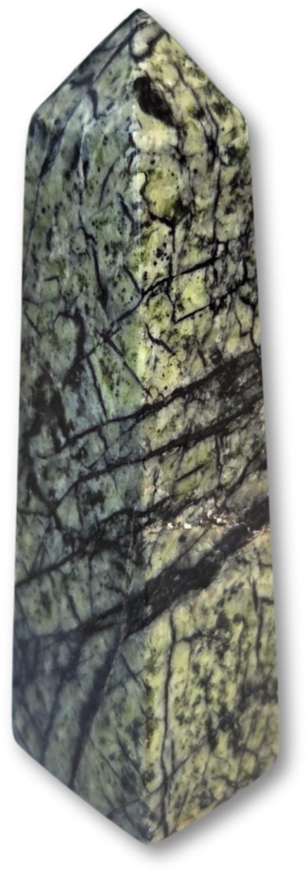 Serpentijn Jungle Jaspis Obelisk nr.15