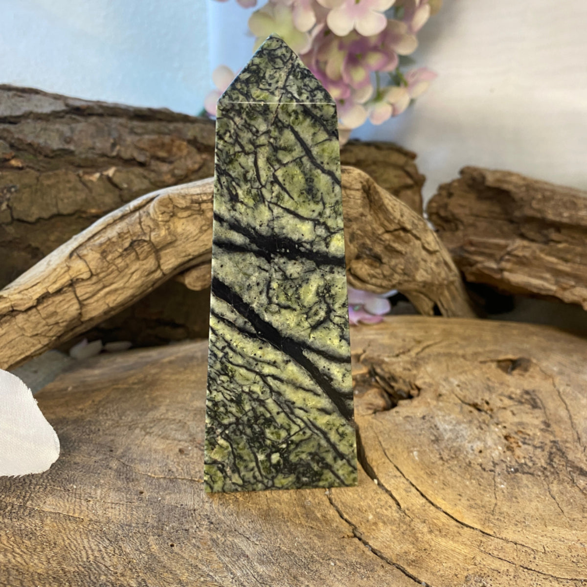 Serpentijn Jungle Jaspis Obelisk nr.18