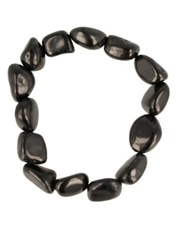 Shungit edelsteen armband nugget