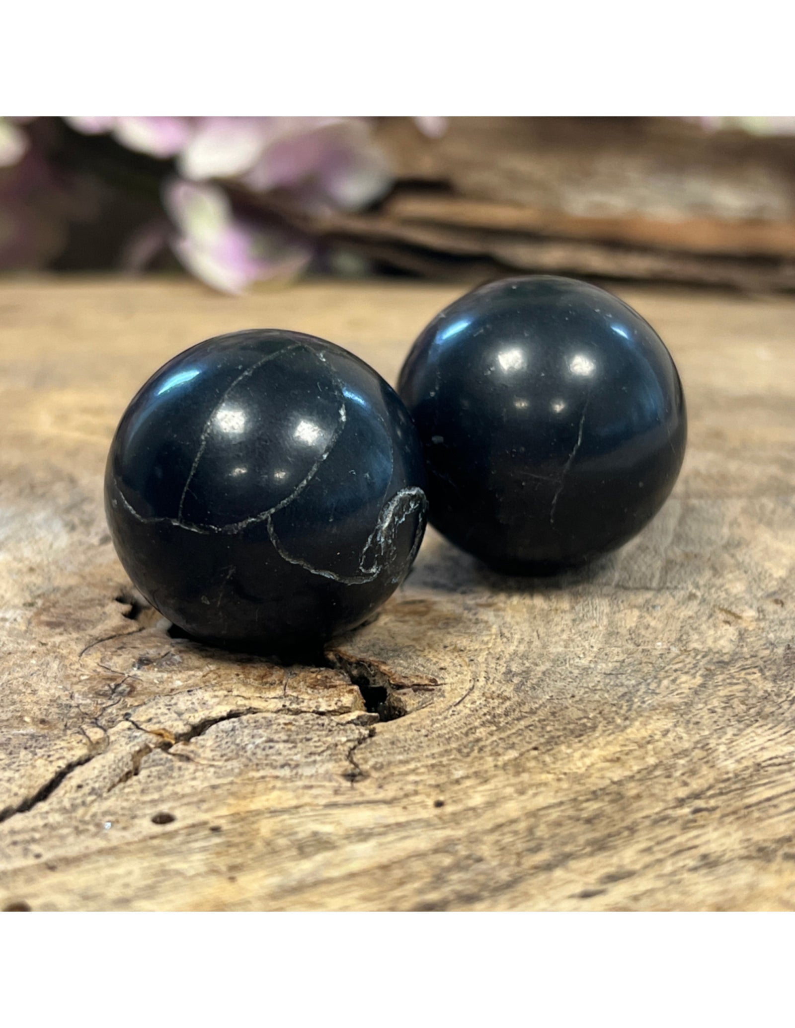 Shungit edelsteen bol 30 mm