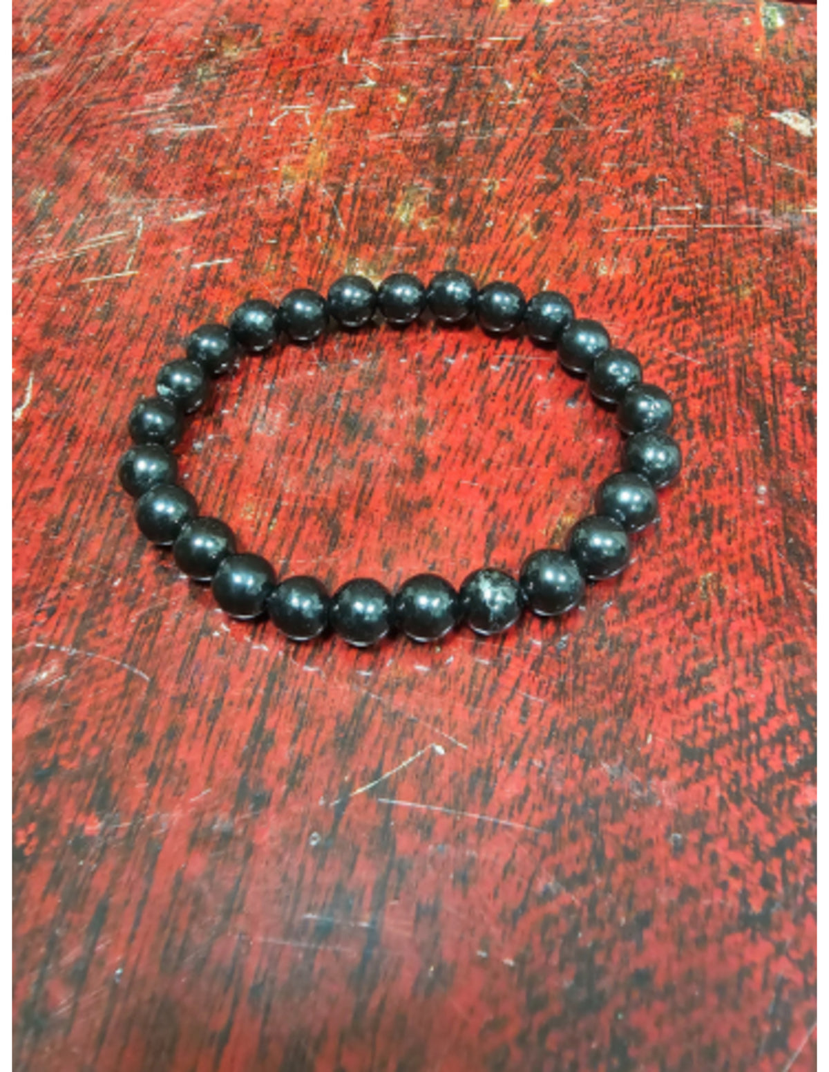 Shungit kralenarmband 8 mm